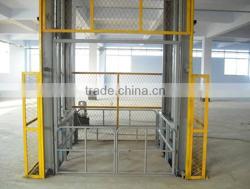 Chinese Hydraulic Guide Rail Chain Lift CE approved