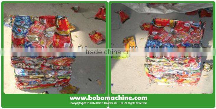 Scrap aluminium baling machine