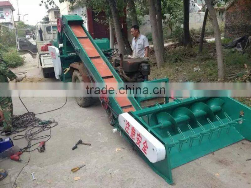 Full Automatic corn thresher with husker
