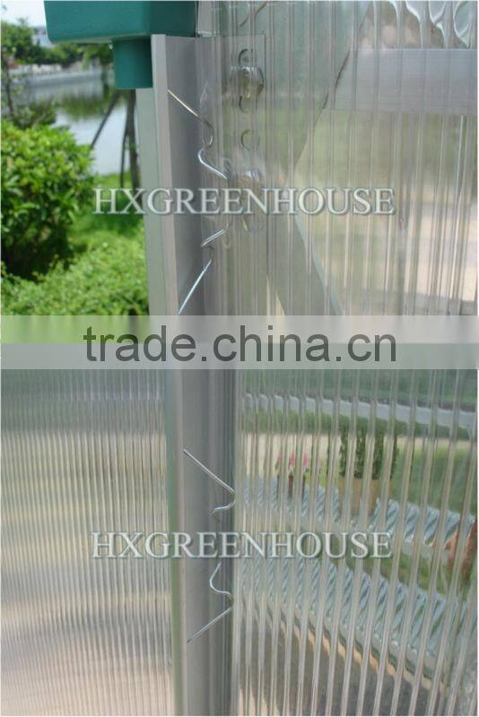 Horticulture tent with aluminium frame and polycarbonte sheet