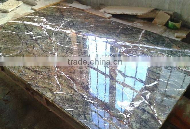 Competitive price rainforest marble slab