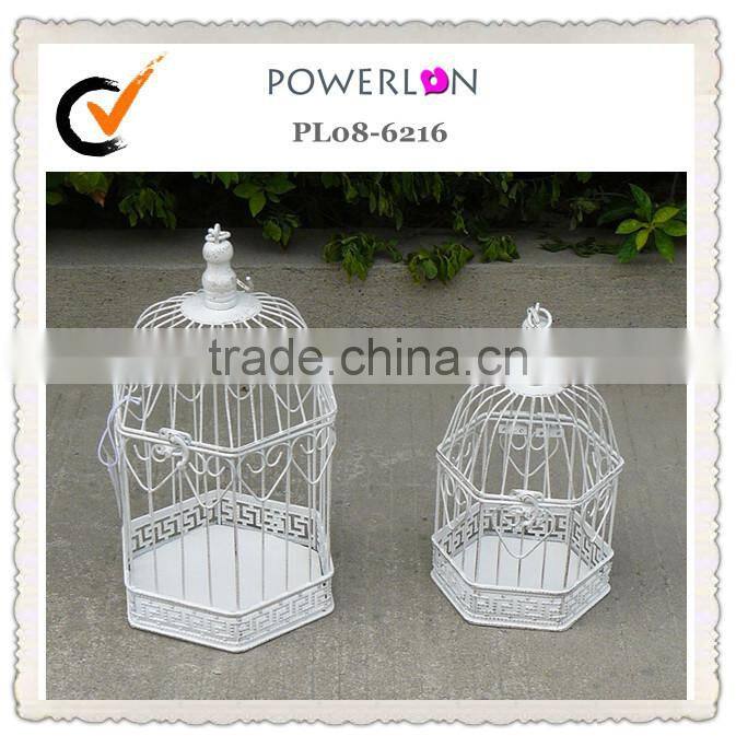 2015 decor outdoor garden shabby and chic metal bird cage