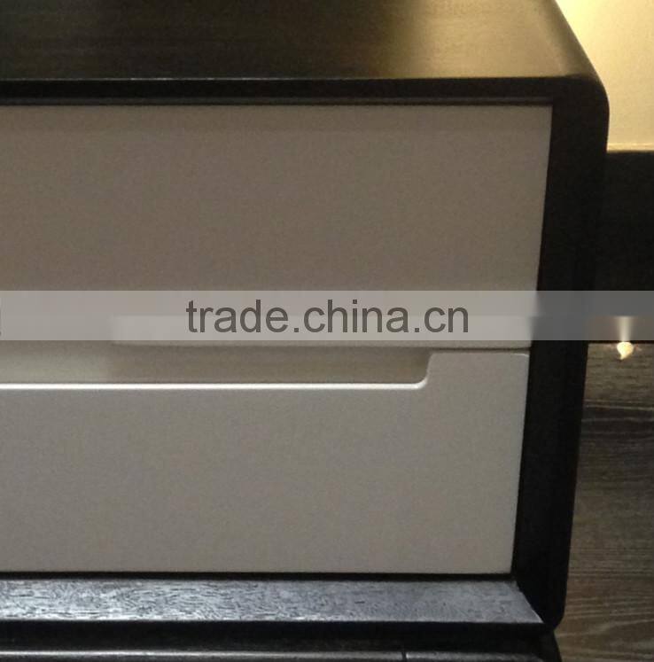 Designer Fashion Style Modern Nightstands For Bedside Table With Wood Legs