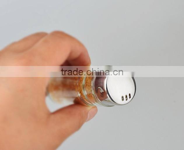 condiment holder set condiment container&crue-stand salt and pepper set with rack