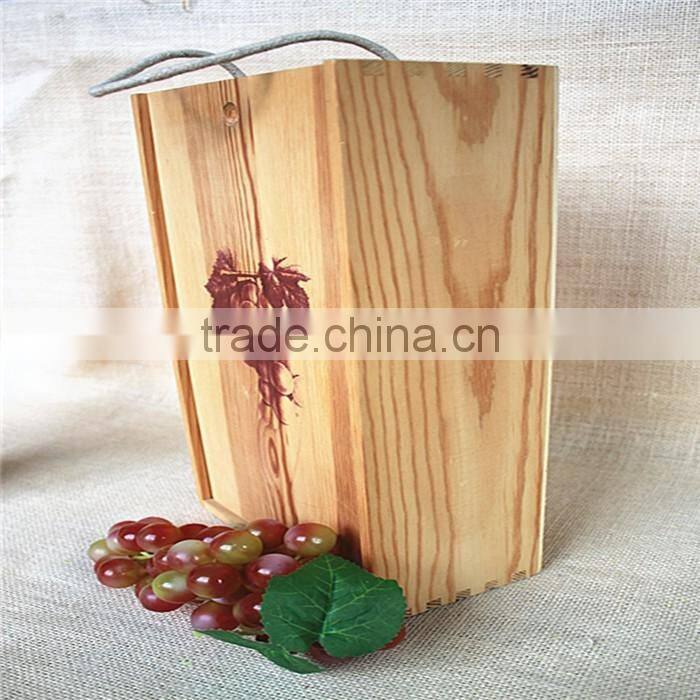 Cheap wood wine box wooden wine gift box for sale