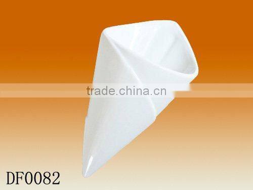 Factory direct wholesale ceramic fries cup