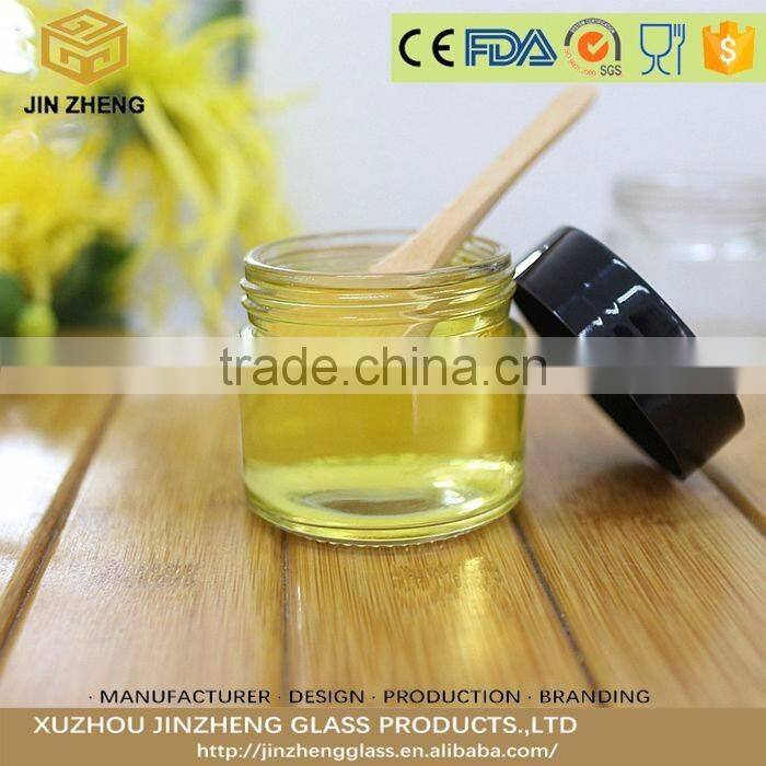 food grade glass material honey cookie candy food storage jam jar