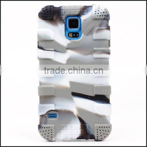 Camouflage phone case silicone phone shell protective back cover for Samsung S5
