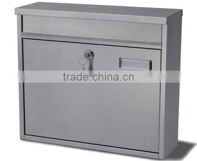 galvanized metal mailbox