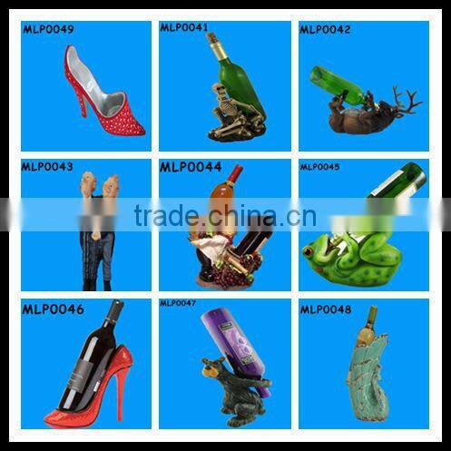 Bear Decorative Hot Sale Reisn Wine Bottle Holder