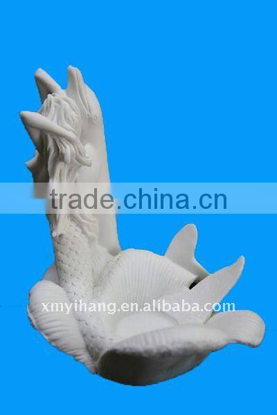 resin mermaid dolphin