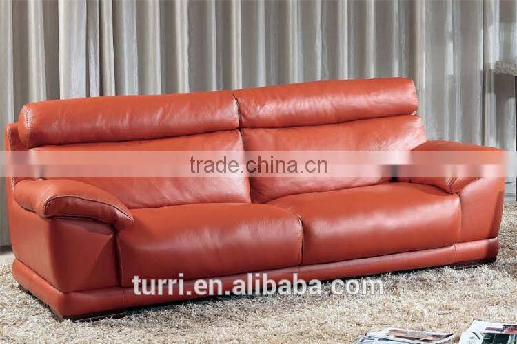 modern itlian geniune leather sofas for living room