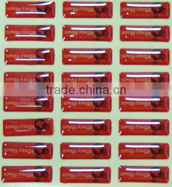 Suitable for Glass Ceramic 3D Epoxy Dome Label Vinyl Sticker