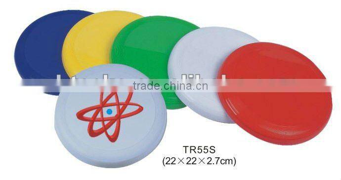 plastic round shape flying disc with logo for promotional