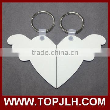 Topjlh Top Quality MDF keychain for sublimation for gifts
