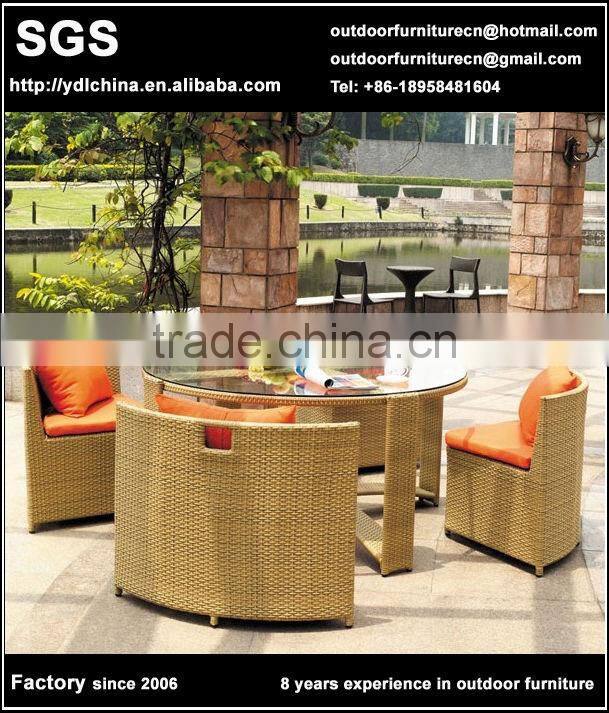 OEM factory custom make SGS HDPE rattan wicker sofa lounge