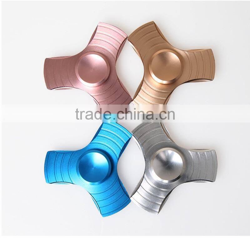 Wholesale metal Hand Finger spinner aluminum alloy tri Fidget Spinner