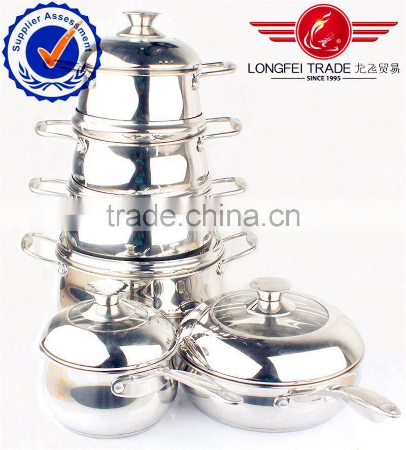 stock promation cooking Stainless Steel Cooking Soup& Milk Pot 16cm~24cm