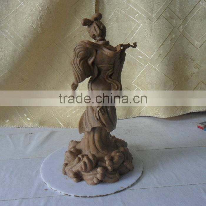 Polyresin small lady figure