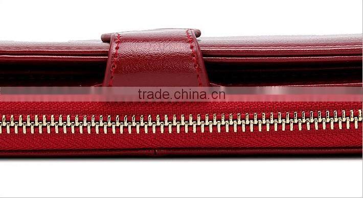 Hot selling leather large capacity clutch bag women purse clutch bag