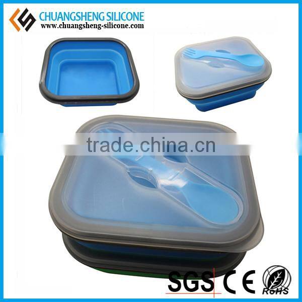 Food grade certified reliable silicone lunch box
