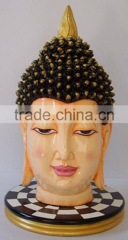 Polyresin Buddha sculpture for home decoration