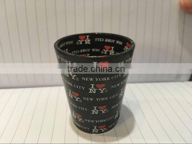 Tourist souvenir gifts high quality custom made shot glass