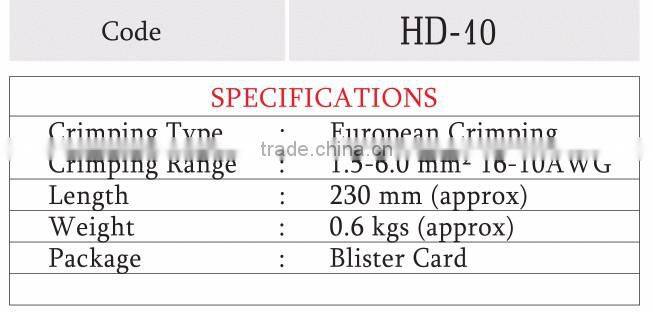 Hand Crimping Tool 1.5 -6.0 sqmm