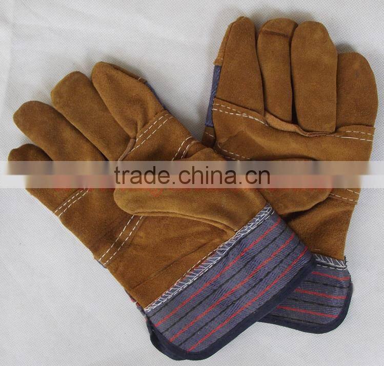 Cow leather gloves Work gloves Cowhide glvoes Working glove cow split
