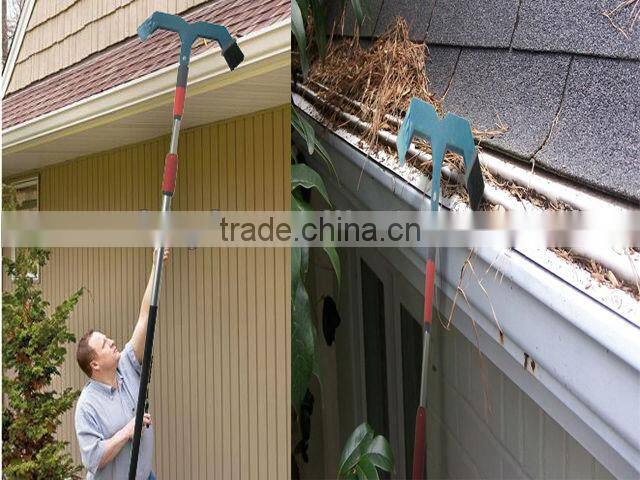 Professional home telescopic Gutter brush,telescopic window cleaning brush