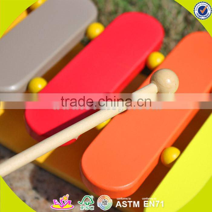 wholesale delicate color wooden xylophone toy most popular wooden xylophone toy for kids W07C022
