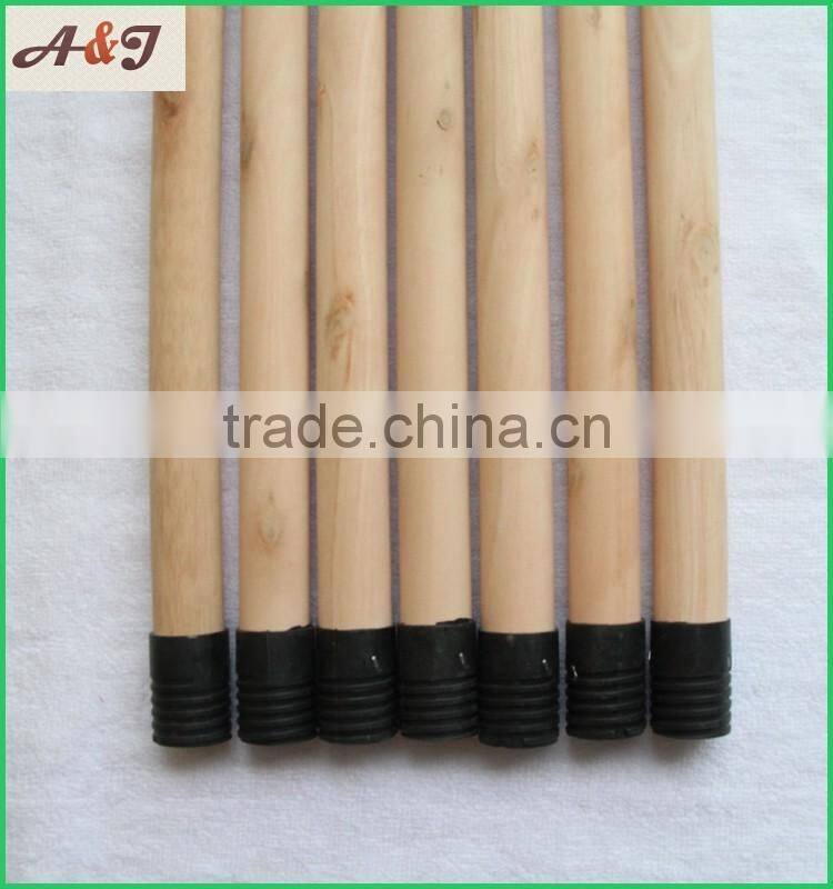 good polishing natrual wooden flooring mop stick one end plastic cap one end plastic greece screw