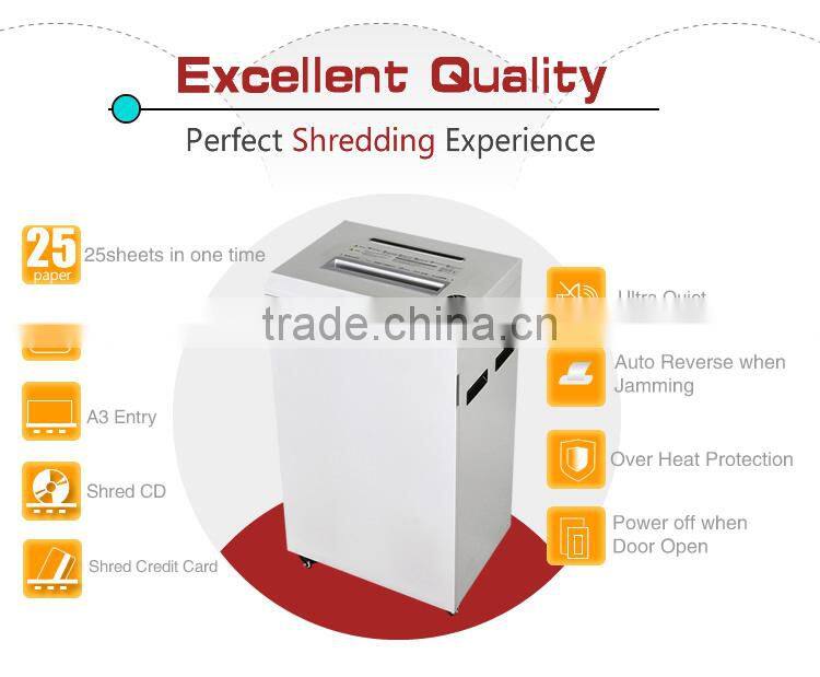 JP-5625C Big office industrial equipment Continue working shredder machine