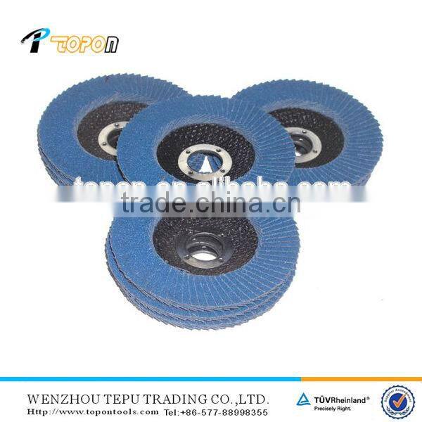 Blue flap disc brake disc with well selling