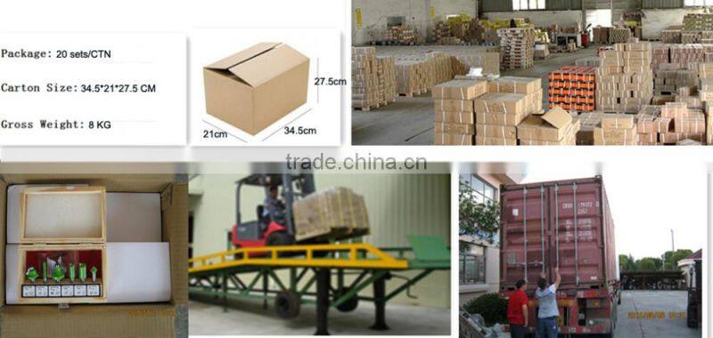 6 pcs Wood Router Bit Set for Woodworking Shank 6mm Tungsten Carbide End Mill Cutting CNC Carved Engraving milling cutter kit