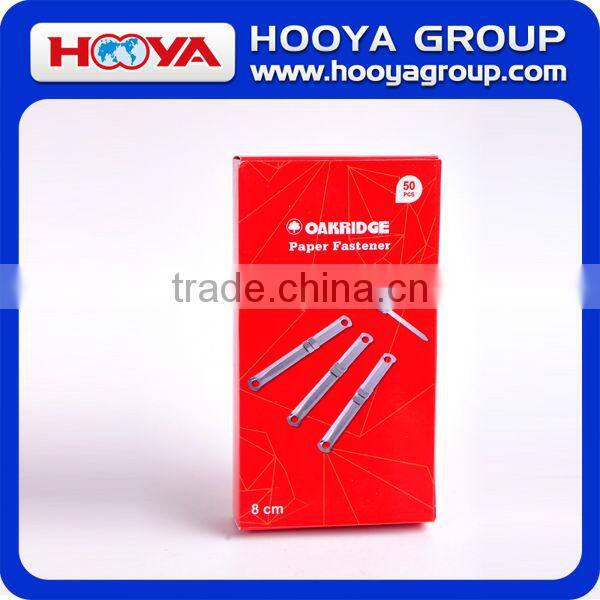 wholesale office and school 8cm high quality brass metal paper file fastener