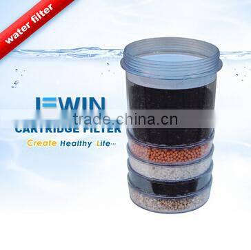 Activated carbon mineral water filter with 5 layer