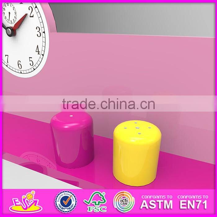 2016 new design preschool home play wooden girls kitchen set W10C251