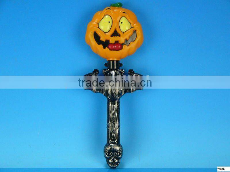 Hallowmas halloween pumpkin shape flashlight with light and ghost sound