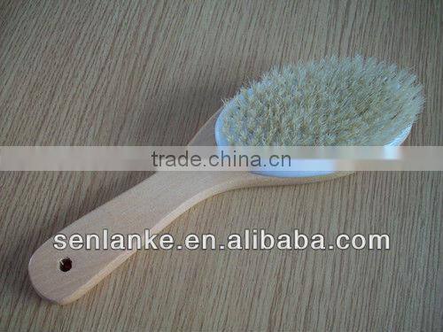 long handle wooden bath soft bristle brush