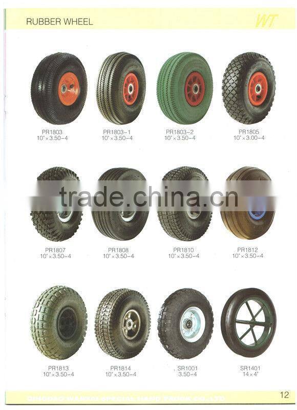 high quality wheelbarrow tyre inner tube 3.50-7