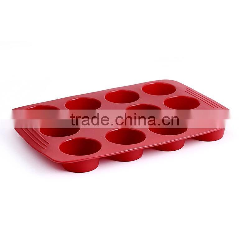 CBU27 FDA LGFG 12 connected silicone funny cake mold