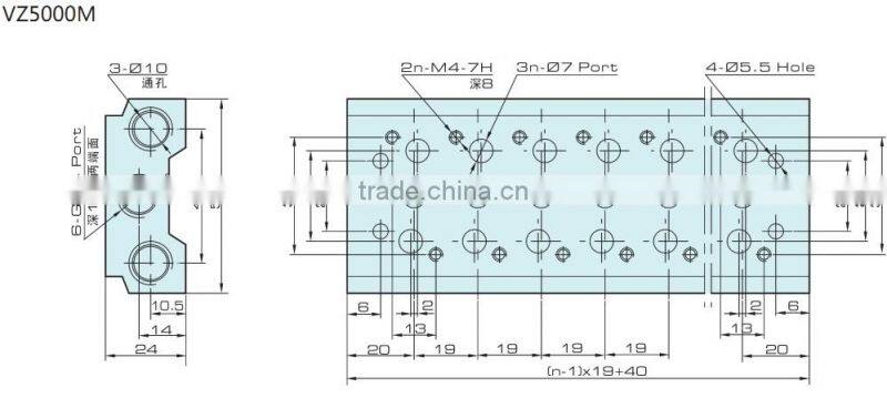 VF VZ pressure reduce valve with high quality