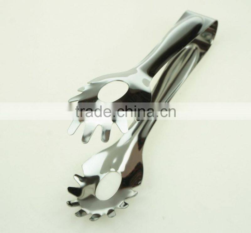 39013 Stainless Steel Kitchen Tongs BBQ Grill Food salad Tongs Spaghetti Tongs
