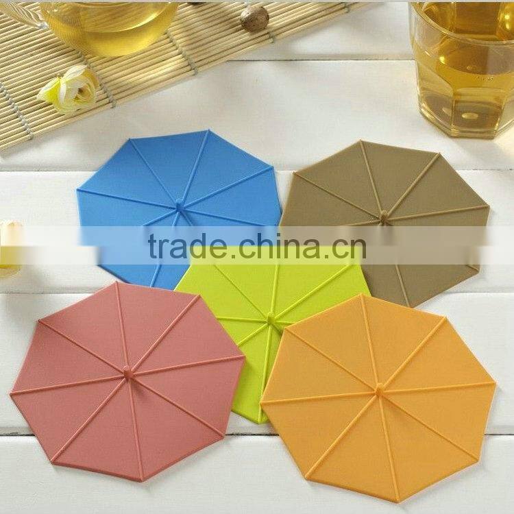 Eco-friendly Food Grade Silicone Cup Cover Silicone Coffee Mug Cup Lids