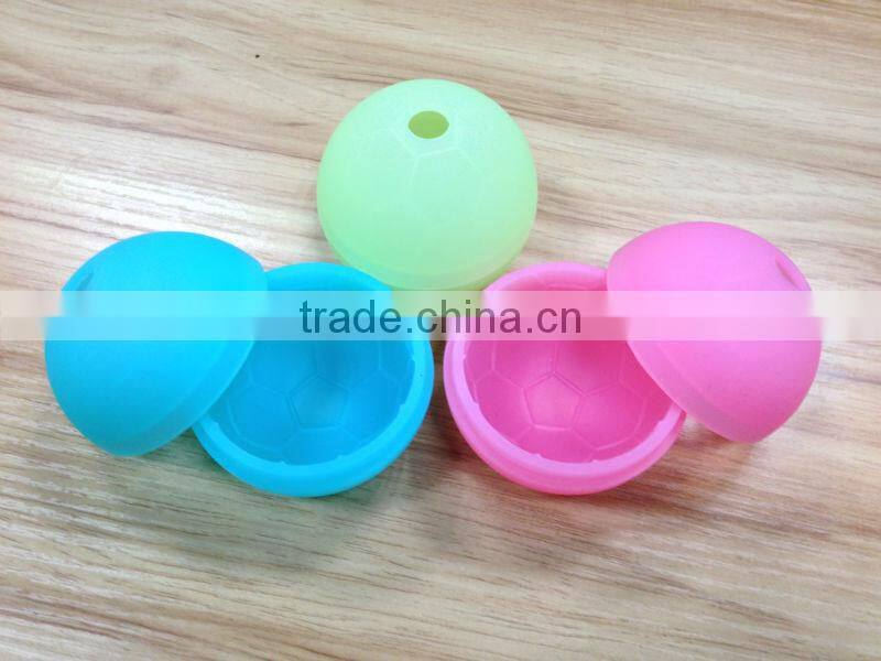 soccer ball silicone mold ice ball cube tray