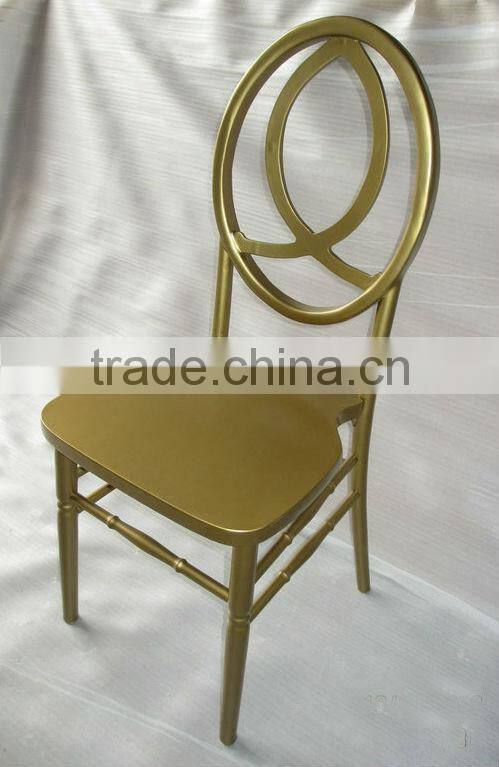 wooden gold fishback banquet chair for banquet rental