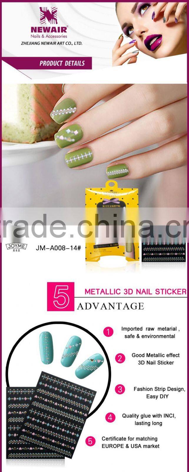 New Air 3D Nail Art Decoration nail sticker wholesale for Manicure