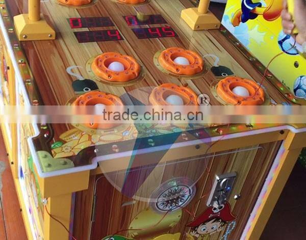 Coin operated kids tapping arcade ticket magic redemption game machine for sale