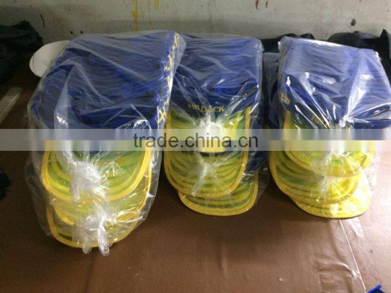 Custom Colorful Plastic And PVC Sun Visor hat with dongguan factory